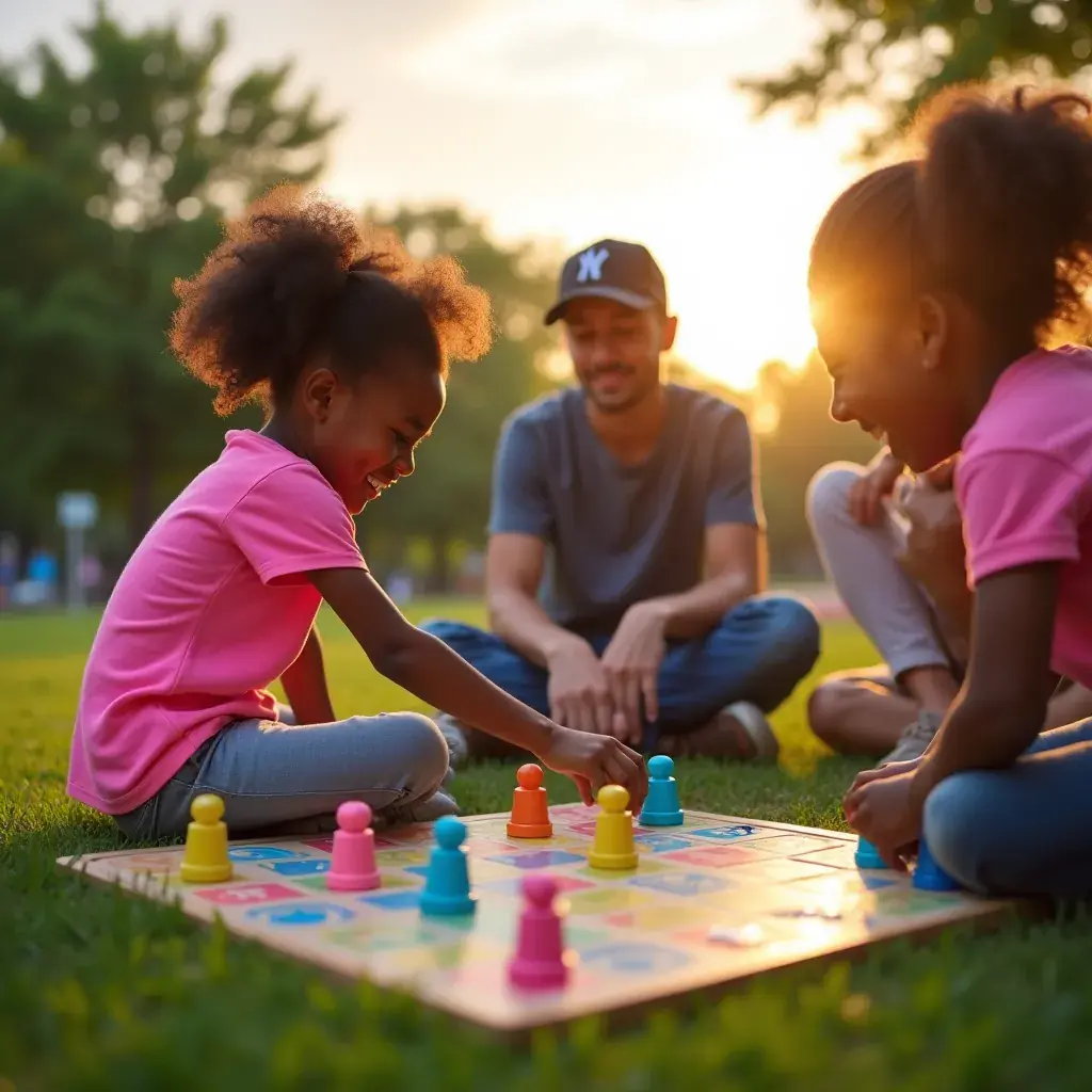 A smiling group celebrating their successful completion of a board-to-digital game project.